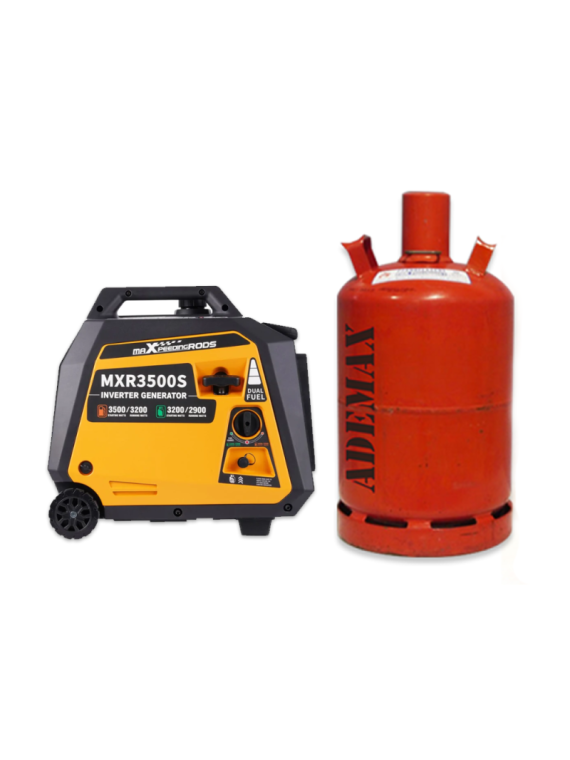 Generador Inverter MXR3500S de 3500 W a gasolina y gas 230V