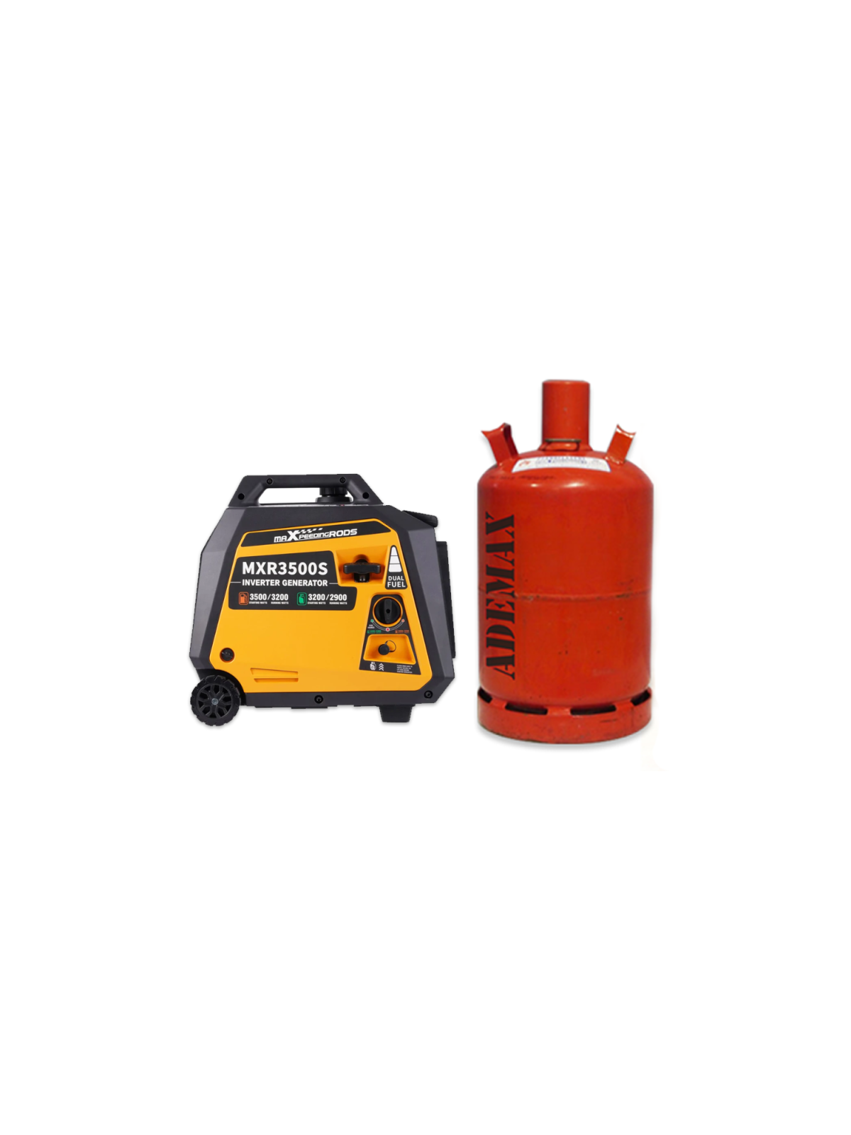 Generador Inverter MXR3500S de 3500 W a gasolina y gas 230V