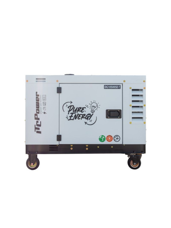 Generador diésel ITC POWER DG10500SE-T de 10,6 kVA
