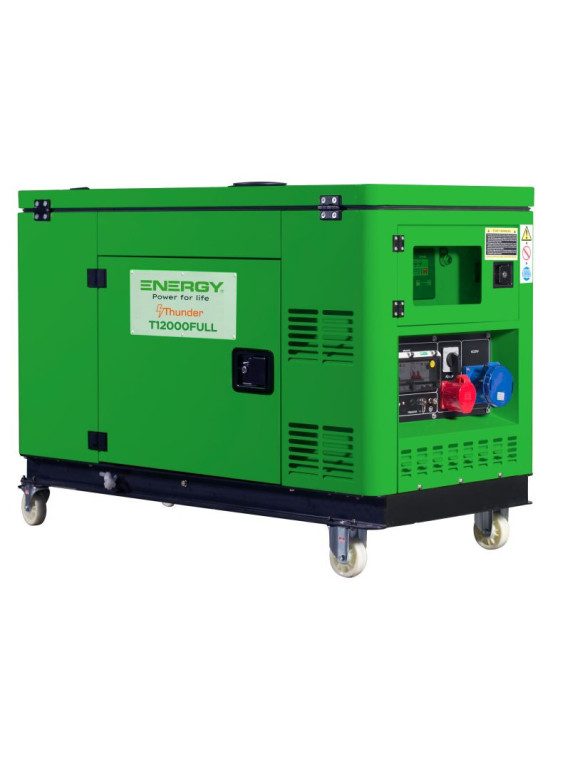 Generador Diésel refrigerado por agua T12000FULL de 12,5 kVA