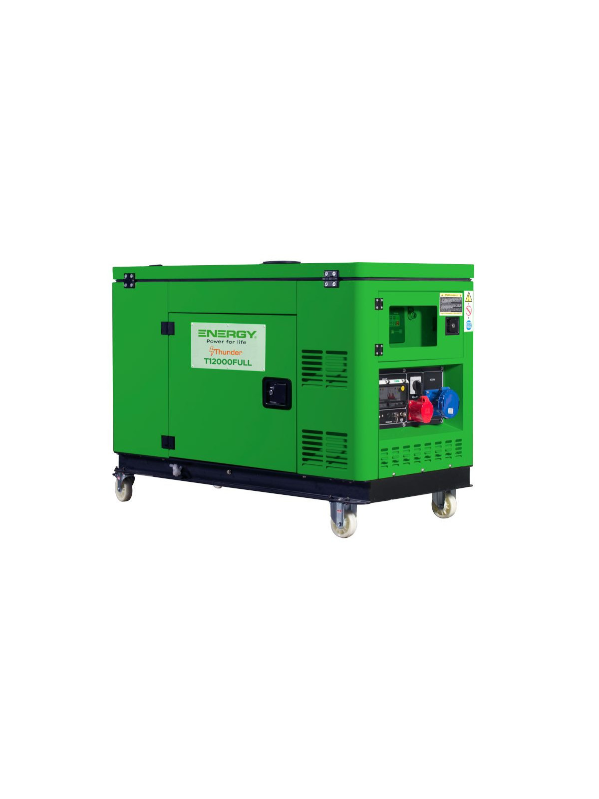 Generador Diésel refrigerado por agua T12000FULL de 12,5 kVA