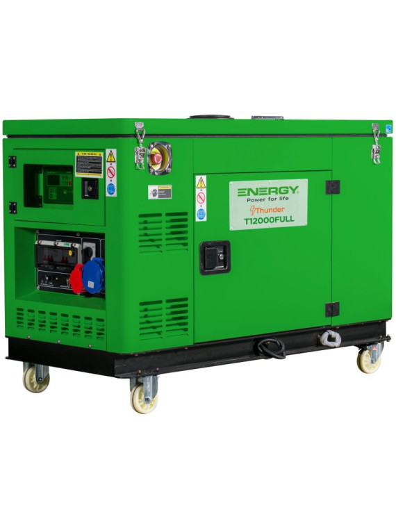 Generador Diésel refrigerado por agua T12000FULL de 12,5 kVA