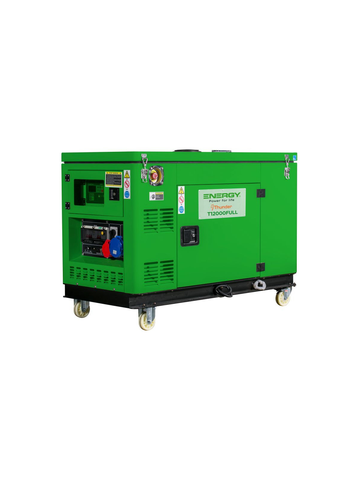 Generador Diésel refrigerado por agua T12000FULL de 12,5 kVA