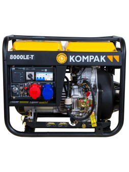 Generador diésel PRO-KOMPAK Full Power de 8 kVA K8000LE-T, 230 y 400 V