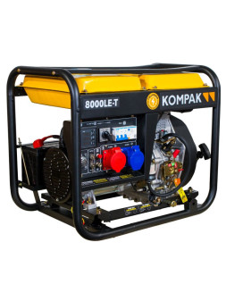 Generador diésel PRO-KOMPAK Full Power de 8 kVA K8000LE-T, 230 y 400 V