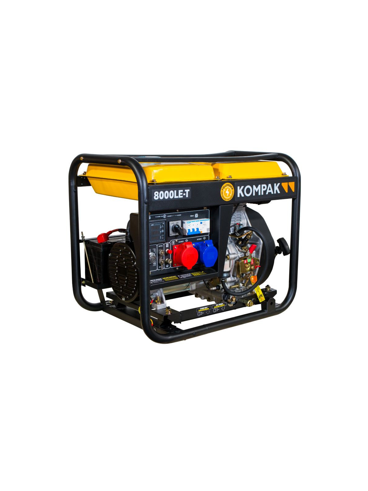 Generador diésel PRO-KOMPAK Full Power de 8 kVA K8000LE-T, 230 y 400 V