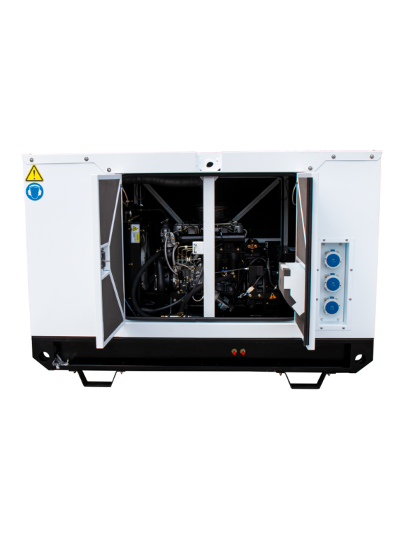 Generador industrial diésel ITC Power DG17KSE de 17,6 kVA + caja ATS y kit de mantenimiento