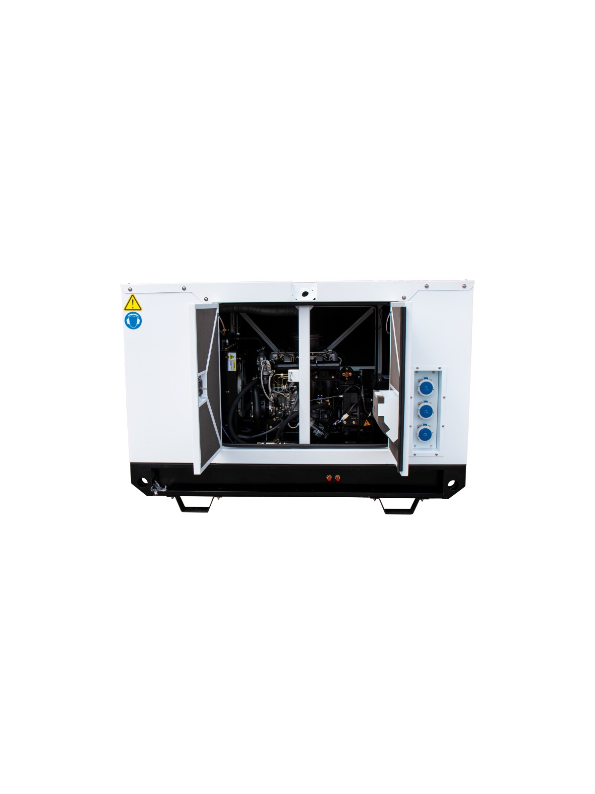 Generador industrial diésel ITC Power DG17KSE de 17,6 kVA + caja ATS y kit de mantenimiento