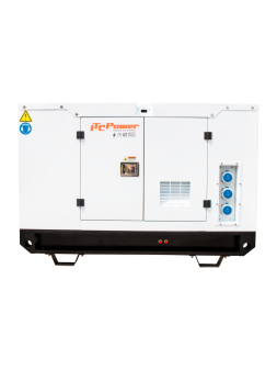 Generador industrial diésel ITC Power DG17KSE de 17,6 kVA + caja ATS y kit de mantenimiento