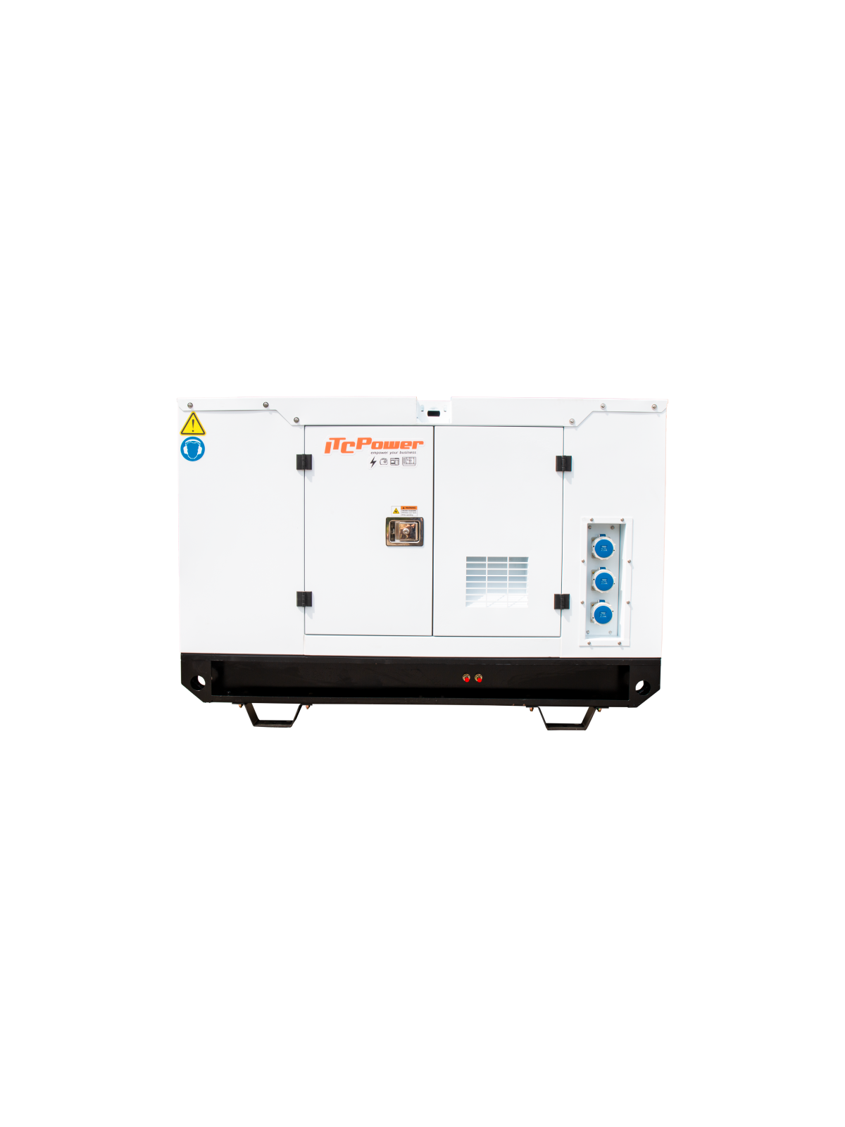 Generador industrial diésel ITC Power DG17KSE de 17,6 kVA + caja ATS y kit de mantenimiento