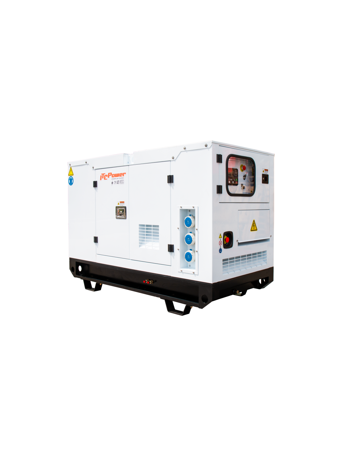 Generador industrial diésel ITC Power DG17KSE de 17,6 kVA + caja ATS y kit de mantenimiento