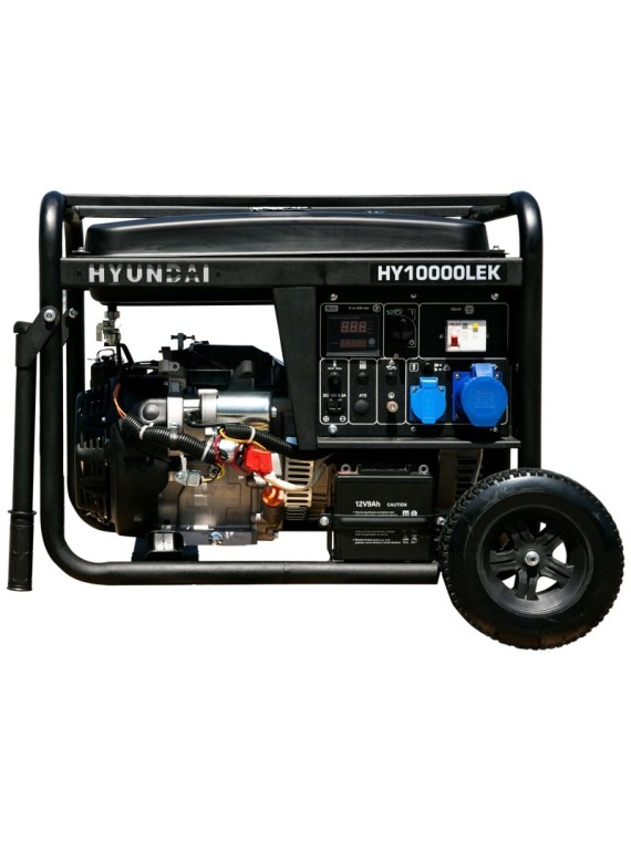 Generador de 7.5kVA Gasolina Monofasico HYUNDAI HY9000LEK-R