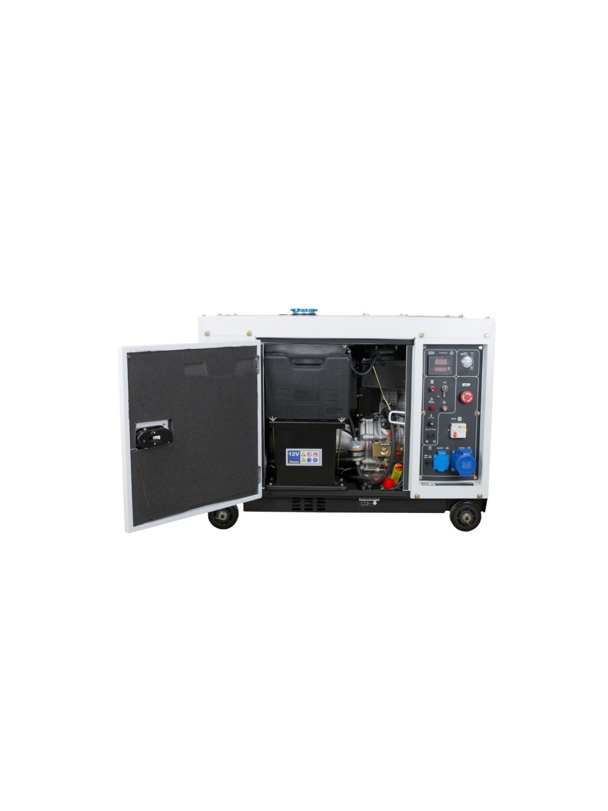 Generador 6.5 KW Diesel Monofasico HYUNDAI HYDHY8600SE - Ademax España
