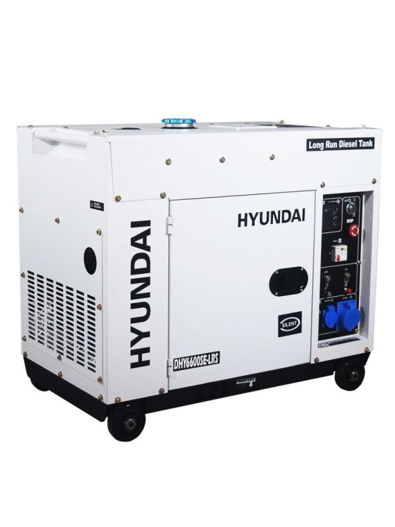 Generador Diesel de 5kW HYUNDAI DHY6600SE - Ademax España