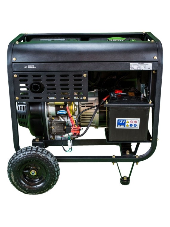 Generador Diesel de 6kW Monofasico HYUNDAI DHY8500LEK - Ademax España