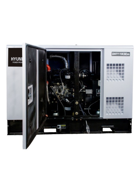 Grupo Electrógeno de10kW Monofasico HYUNDAI DHY11KSEM - Ademax España